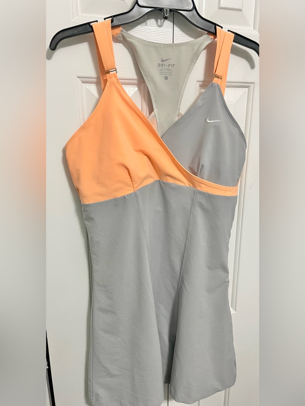 Nike Women’s Orange & Light Gray Athletic Dress